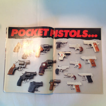 Vintage Sep 1988 Petersen's Handguns For Sport & Defense Pocket Pistols Match Shooting Point Firing