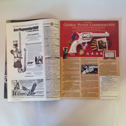 Vintage Mar 1988 Guns & Ammo Magazine Shooting Glasses .22 Handguns .35 Whelen Plain Jane Rifles