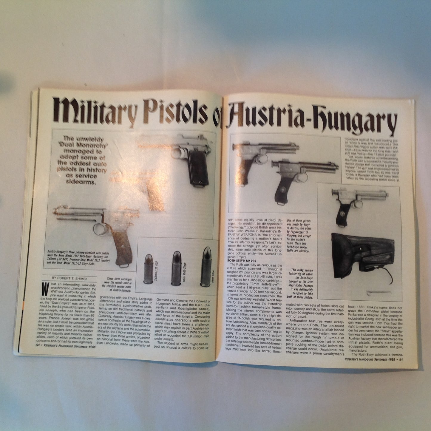 Vintage Sep 1988 Petersen's Handguns For Sport & Defense Pocket Pistols Match Shooting Point Firing