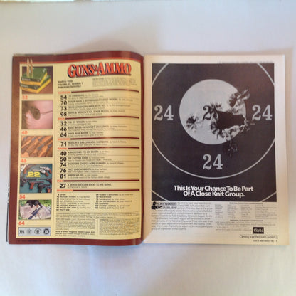 Vintage Mar 1988 Guns & Ammo Magazine Shooting Glasses .22 Handguns .35 Whelen Plain Jane Rifles