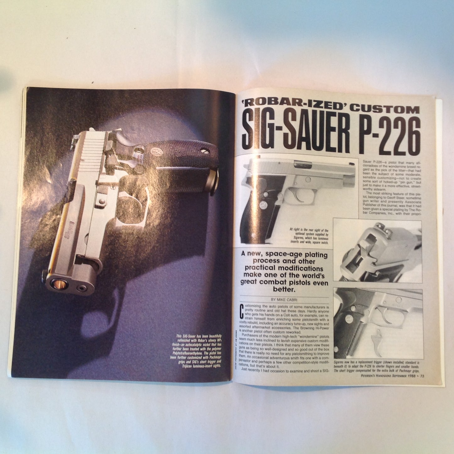 Vintage Sep 1988 Petersen's Handguns For Sport & Defense Pocket Pistols Match Shooting Point Firing