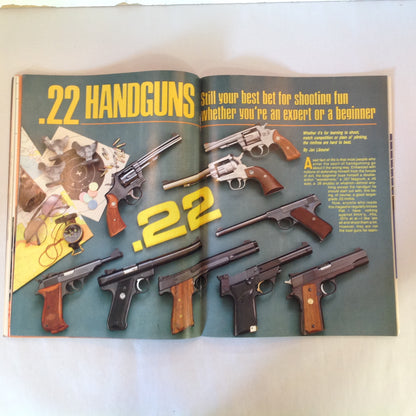 Vintage Mar 1988 Guns & Ammo Magazine Shooting Glasses .22 Handguns .35 Whelen Plain Jane Rifles