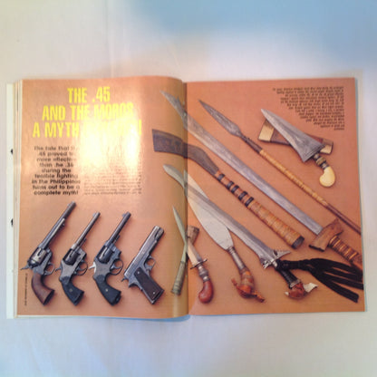 Vintage May 1989 Petersen's Handguns Magazine Basic Combat Handguns Smith & Wesson 9mm .45 Autos Backup Guns