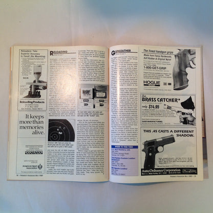 Vintage May 1989 Petersen's Handguns Magazine Basic Combat Handguns Smith & Wesson 9mm .45 Autos Backup Guns