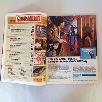 Vintage Sep 1990 Guns & Ammo Magazine Double-Duty Handguns Magnum Handgun Accuracy How to Buy a Used Handgun