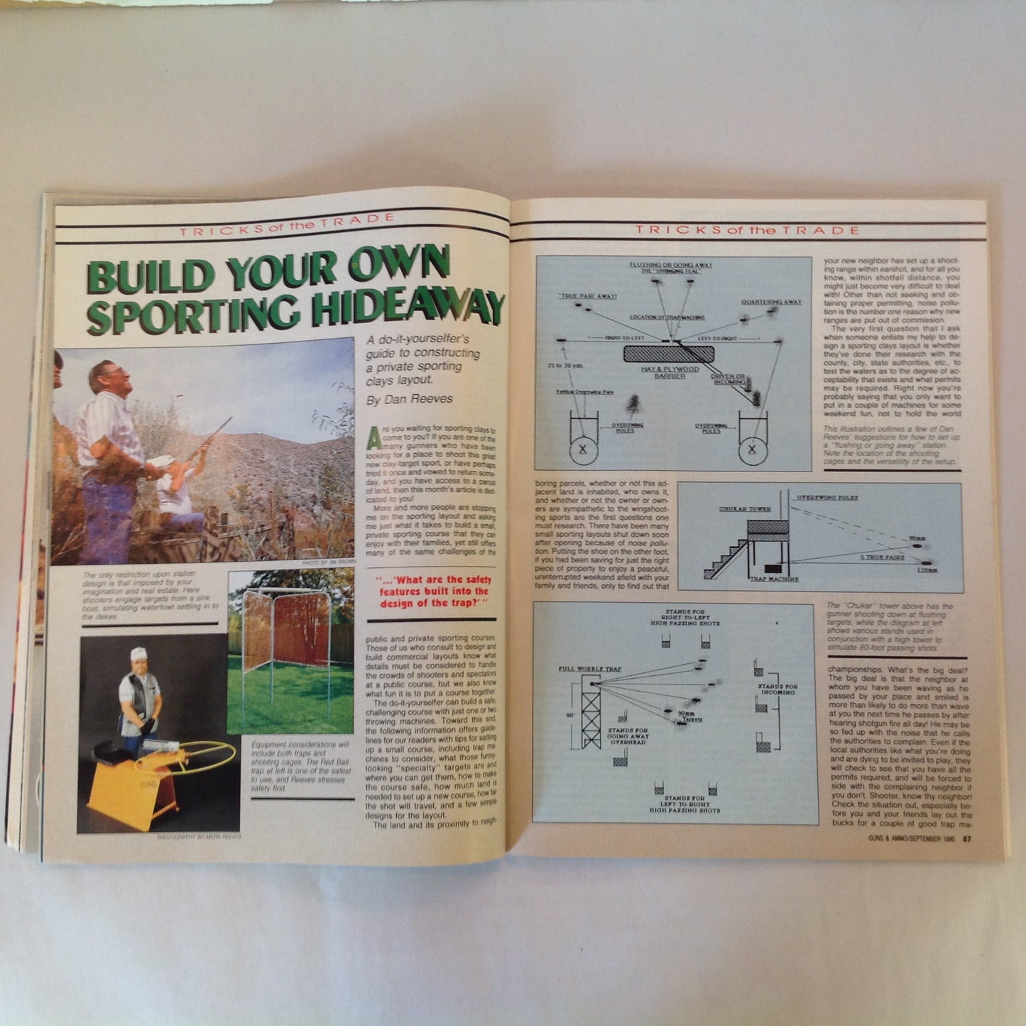 Vintage Sep 1990 Guns & Ammo Magazine Double-Duty Handguns Magnum Handgun Accuracy How to Buy a Used Handgun