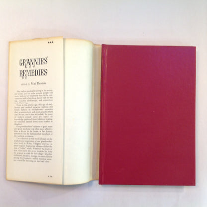 Vintage 1965 Hardcover Grannies' Remedies Mai Thomas