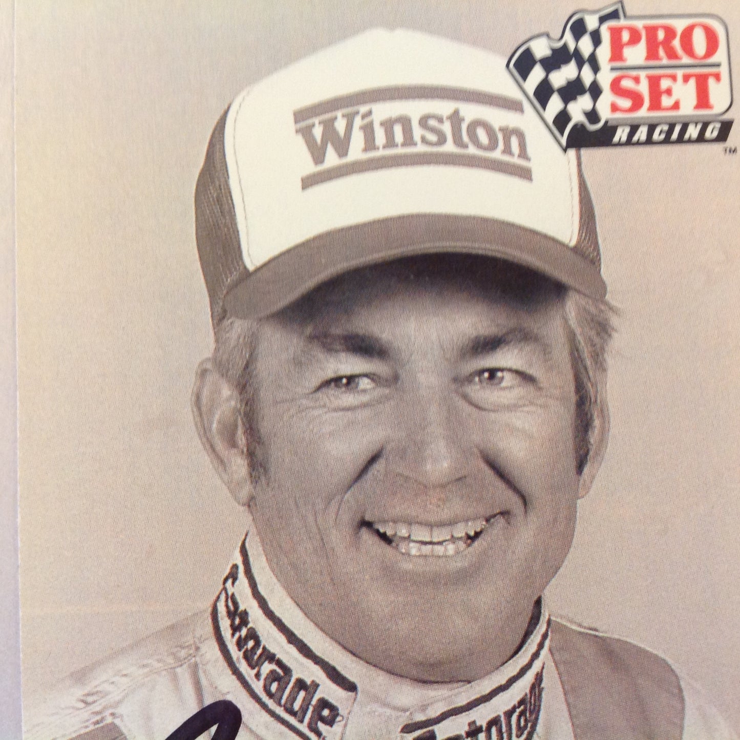 Vintage 1991 Pro Set Racing Signed Card Bobby Allison Legend NASCAR Autographed