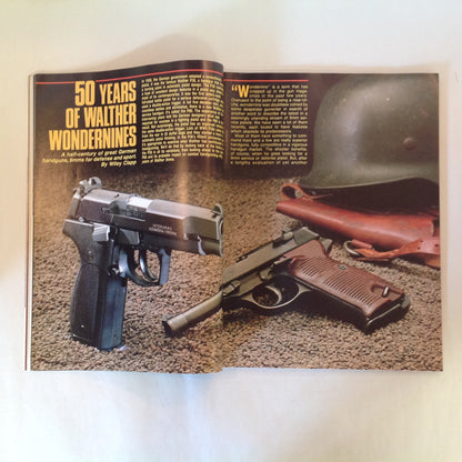 Vintage Dec 1988 Guns & Ammo Magazine 50 Years of Walther 9mms Fine-Tune Your Handgun Guns Loads .27 Winchester
