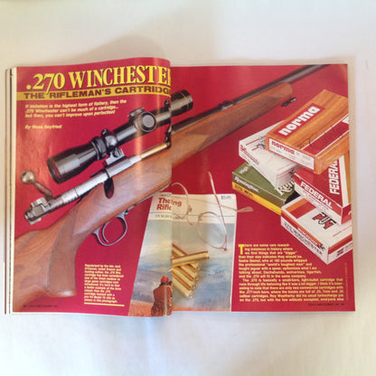Vintage Dec 1988 Guns & Ammo Magazine 50 Years of Walther 9mms Fine-Tune Your Handgun Guns Loads .27 Winchester
