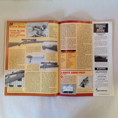 Vintage Dec 1988 Guns & Ammo Magazine 50 Years of Walther 9mms Fine-Tune Your Handgun Guns Loads .27 Winchester