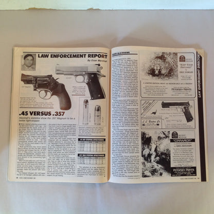 Vintage Dec 1988 Guns & Ammo Magazine 50 Years of Walther 9mms Fine-Tune Your Handgun Guns Loads .27 Winchester