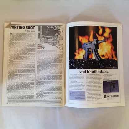 Vintage Dec 1988 Guns & Ammo Magazine 50 Years of Walther 9mms Fine-Tune Your Handgun Guns Loads .27 Winchester