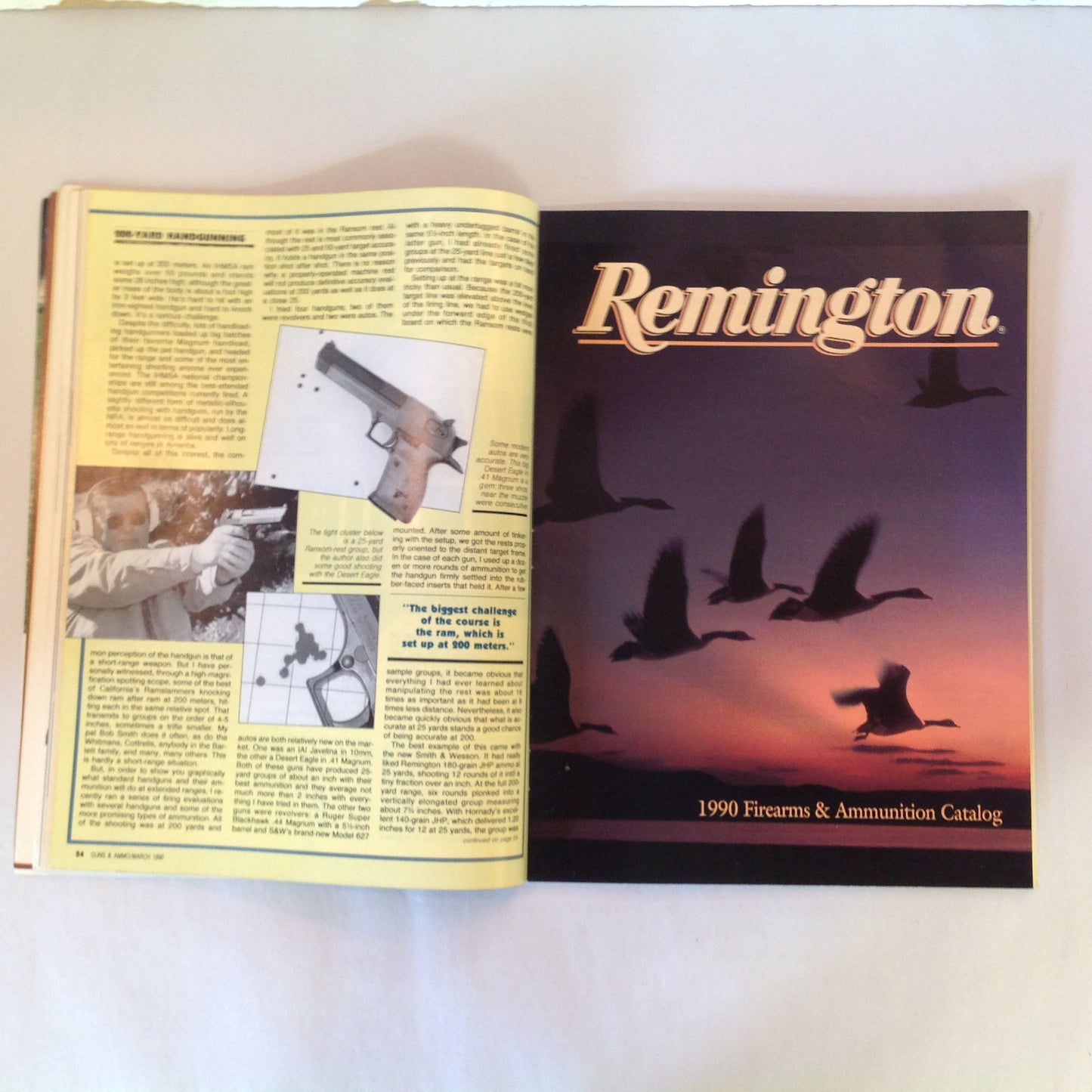 Vintage Mar 1990 Guns & Ammo Magazine Nines for the Nineties Gun Facelift Women Know Your Guns