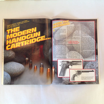 Vintage Mar 1990 Guns & Ammo Magazine Nines for the Nineties Gun Facelift Women Know Your Guns