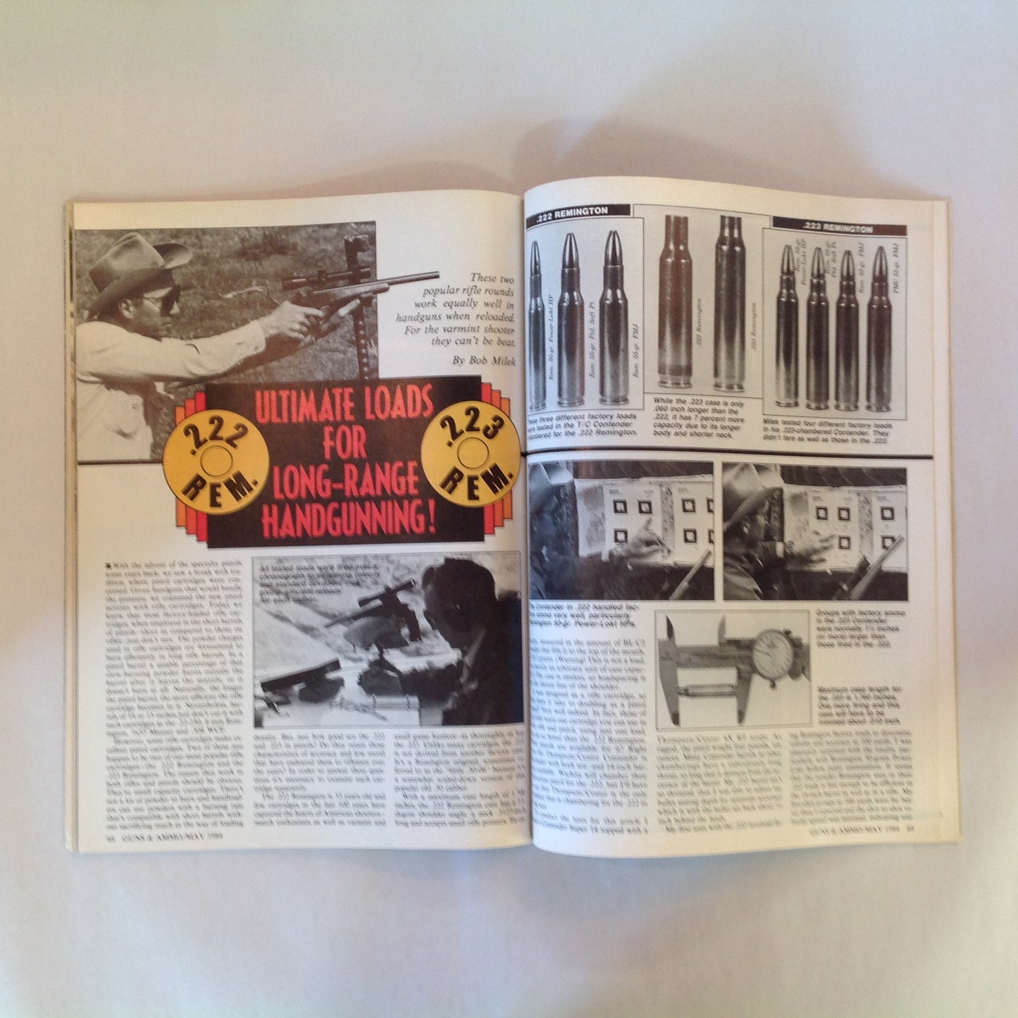 Vintage May 1984 Guns & Ammo Magazine Guns of the Wehrmacht Latest Ruger Redhawks Lever Action Roundup