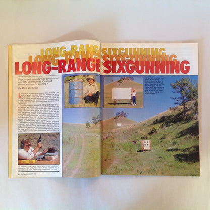 Vintage Jan 1988 Guns & Ammo Magazine .45 ACP .22 Hornet Self-Defense Shotgunning .44 Rhino