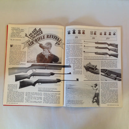 Vintage Jan 1988 Guns & Ammo Magazine .45 ACP .22 Hornet Self-Defense Shotgunning .44 Rhino