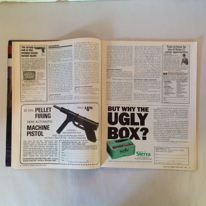 Vintage Jan 1985 Magazine Guns & Ammo Magazine Exclusive .22 LR Big-Bore Snubbies Handloads Hunters Colt Ultimate Python