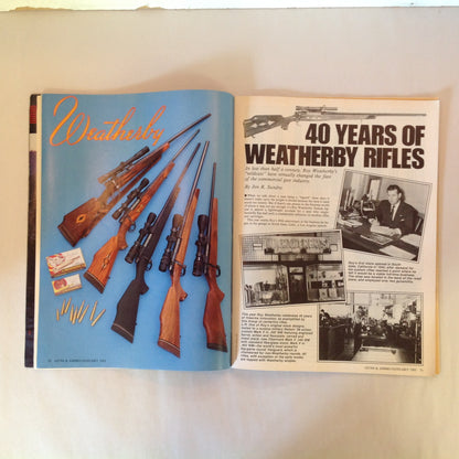 Vintage Jan 1985 Magazine Guns & Ammo Magazine Exclusive .22 LR Big-Bore Snubbies Handloads Hunters Colt Ultimate Python
