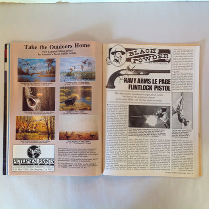Vintage Jan 1985 Magazine Guns & Ammo Magazine Exclusive .22 LR Big-Bore Snubbies Handloads Hunters Colt Ultimate Python