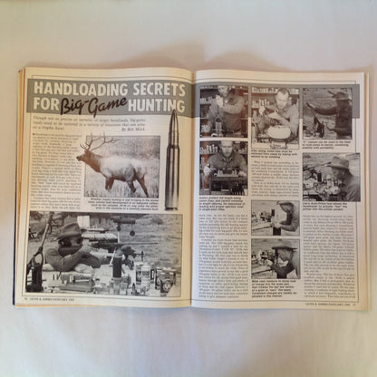 Vintage Jan 1985 Magazine Guns & Ammo Magazine Exclusive .22 LR Big-Bore Snubbies Handloads Hunters Colt Ultimate Python