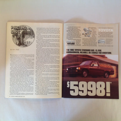 Vintage Jan 1985 Magazine Guns & Ammo Magazine Exclusive .22 LR Big-Bore Snubbies Handloads Hunters Colt Ultimate Python