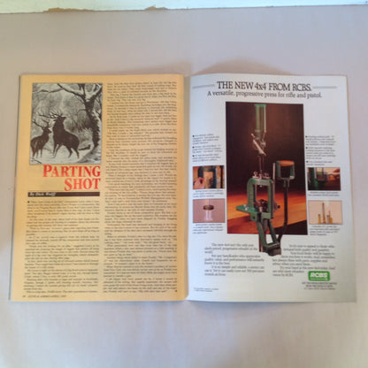 Vintage Apr 1985 Guns & Ammo Magazine New Challenge .45 Auto Lever-Action Accuracy Shotgun Basics
