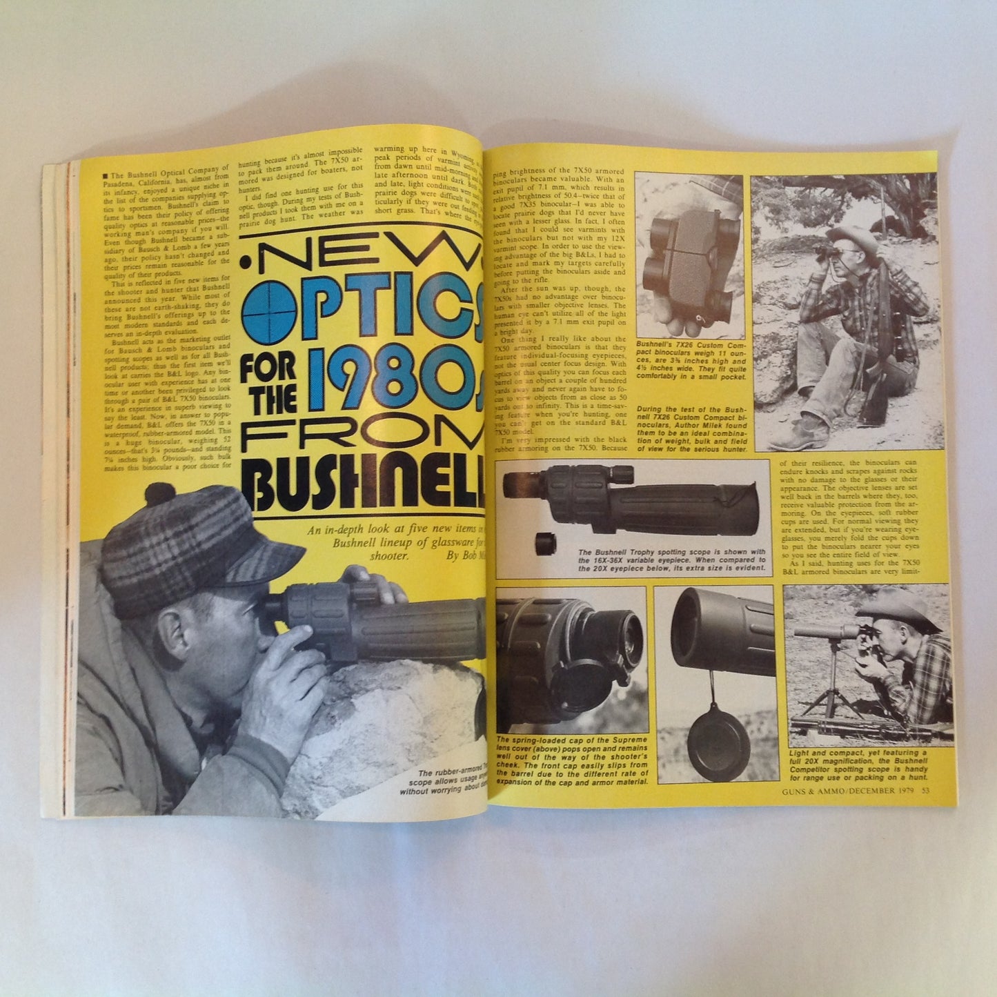 Vintage Dec 1979 Guns & Ammo Magazine New Look .17 Remington Super-Hot .22 Rimfire Fodder