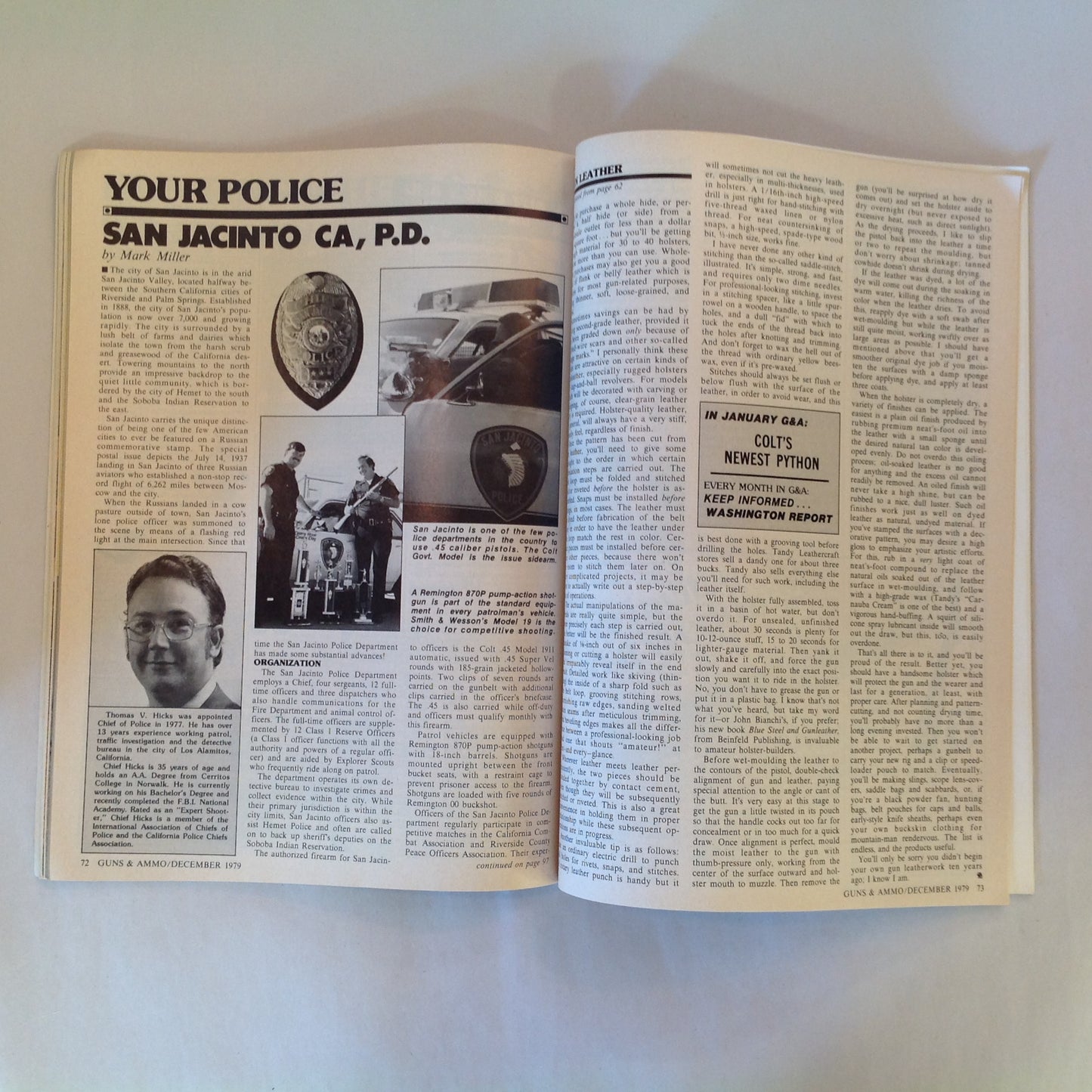 Vintage Dec 1979 Guns & Ammo Magazine New Look .17 Remington Super-Hot .22 Rimfire Fodder