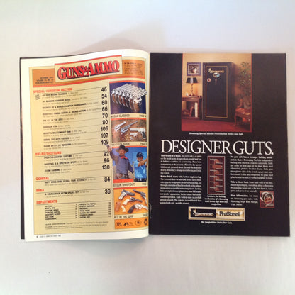 Vintage Oct 1990 Guns & Ammo Magazine All-Out Shootout S&W .44 Magna Classic .44 Magnum Handgun Buyer's Guide