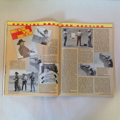 Vintage Oct 1990 Guns & Ammo Magazine All-Out Shootout S&W .44 Magna Classic .44 Magnum Handgun Buyer's Guide