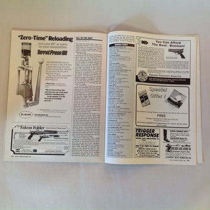 Vintage Oct 1990 Guns & Ammo Magazine All-Out Shootout S&W .44 Magna Classic .44 Magnum Handgun Buyer's Guide