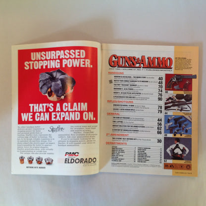 Vintage Jul 1993  Guns & Ammo Magazine Combat Handguns Hideout Holsters Firelap for Accuracy