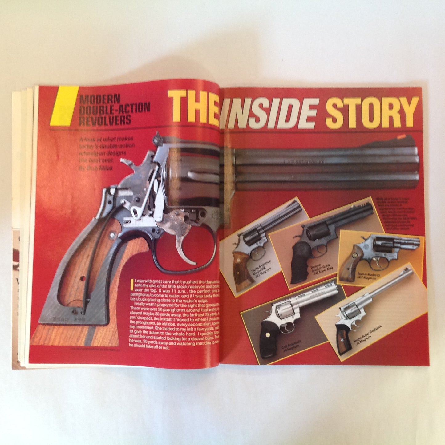 Vintage Jul 1993  Guns & Ammo Magazine Combat Handguns Hideout Holsters Firelap for Accuracy