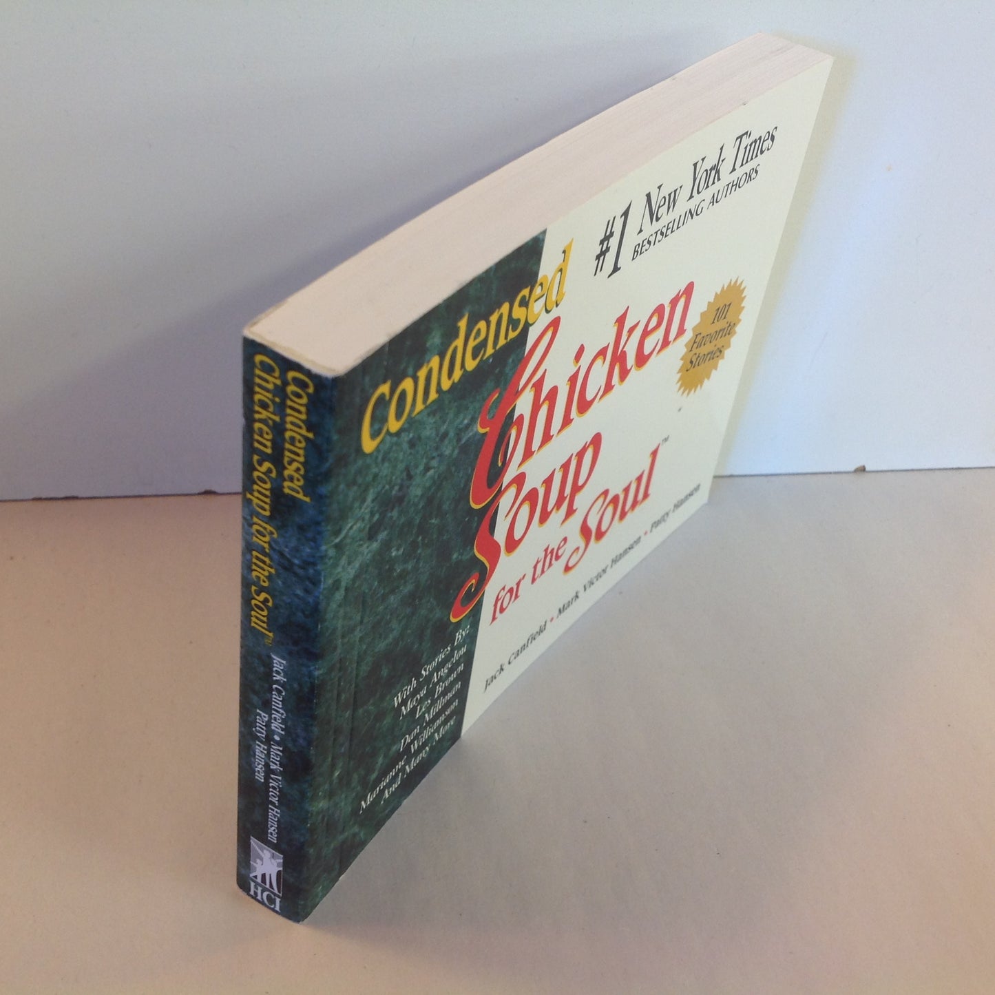 Vintage 1996 Trade Paperback Condensed Chicken Soup for the Soul Jack Canfield