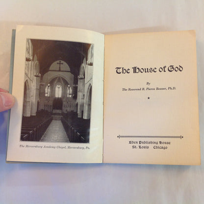 Vintage 1935 Paperback The House of God Reverend R. Pierce Beaver Eden House