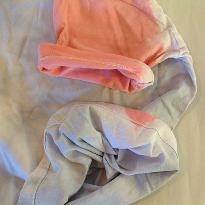 Vintage Hand Tie-Dyed Children's T-Shirt Hanes 10-12 Pinks Blues Lavender Scott G