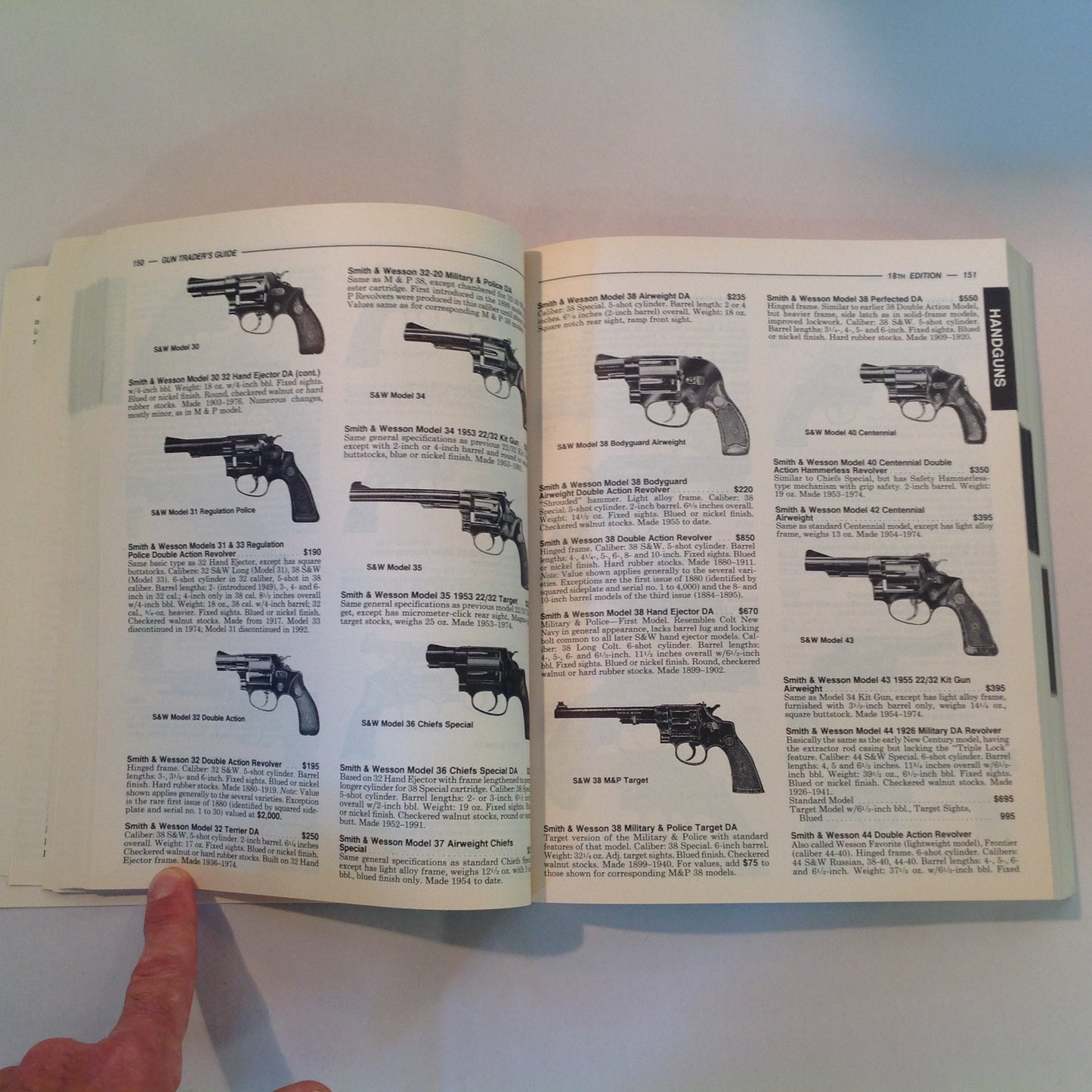 Vintage 1995 Trade Paperback GUN TRADER'S GUIDE Eighteenth Edition