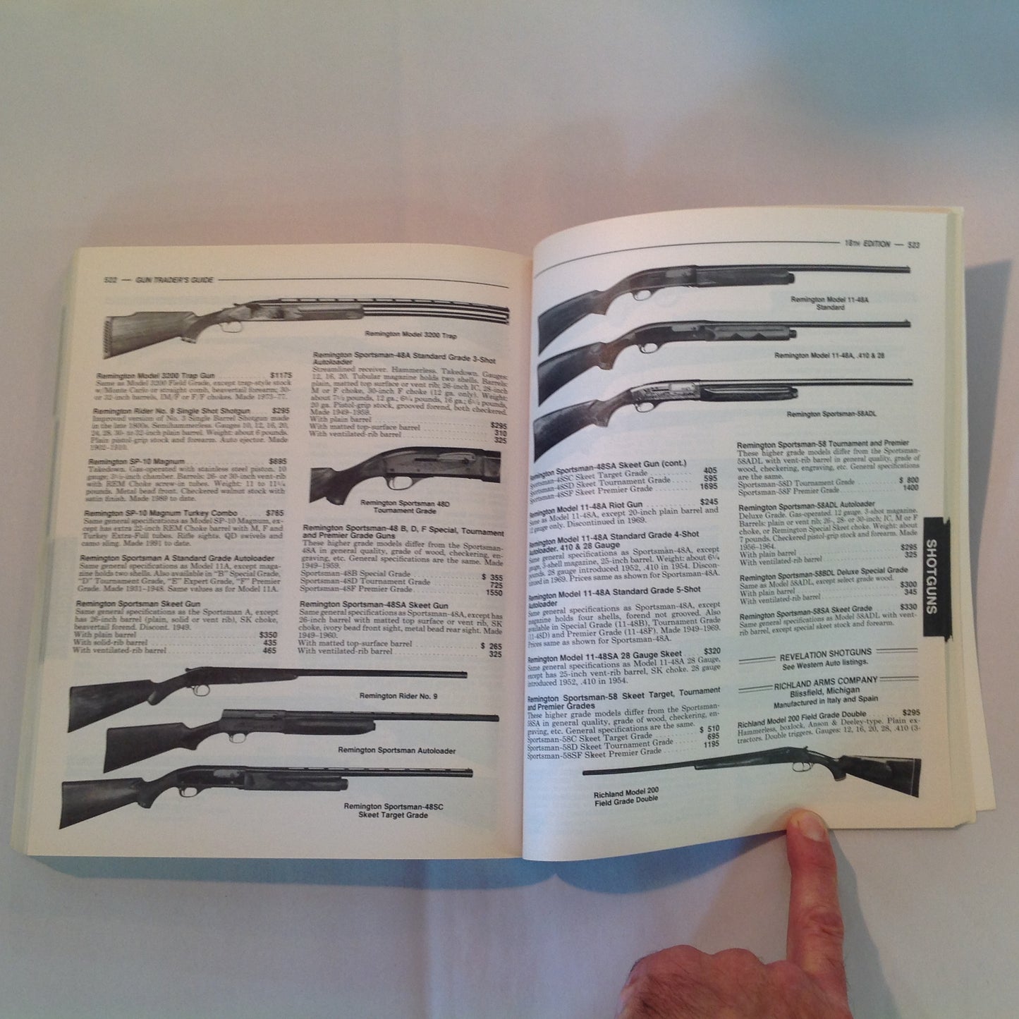 Vintage 1995 Trade Paperback GUN TRADER'S GUIDE Eighteenth Edition