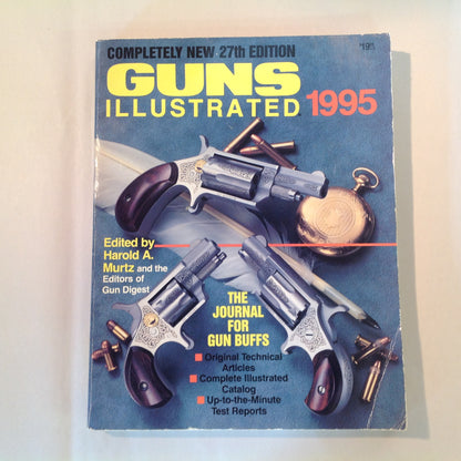 Vintage 1995 Trade Paperback GUNS ILLUSTRATED 1995 New 27th Edition