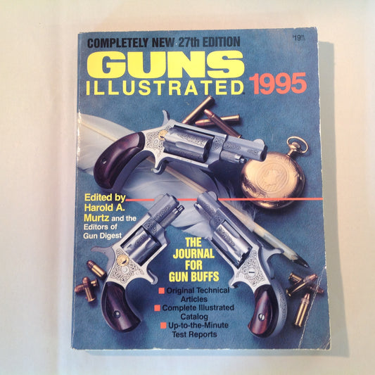 Vintage 1995 Trade Paperback GUNS ILLUSTRATED 1995 New 27th Edition