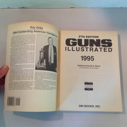 Vintage 1995 Trade Paperback GUNS ILLUSTRATED 1995 New 27th Edition