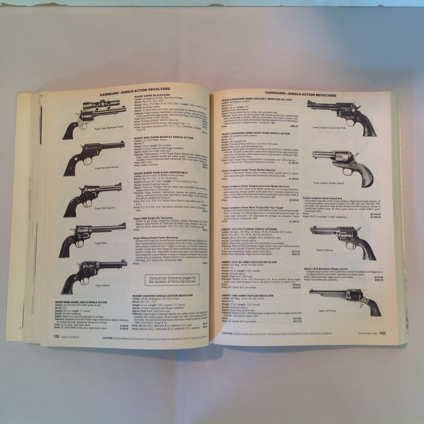 Vintage 1995 Trade Paperback GUNS ILLUSTRATED 1995 New 27th Edition