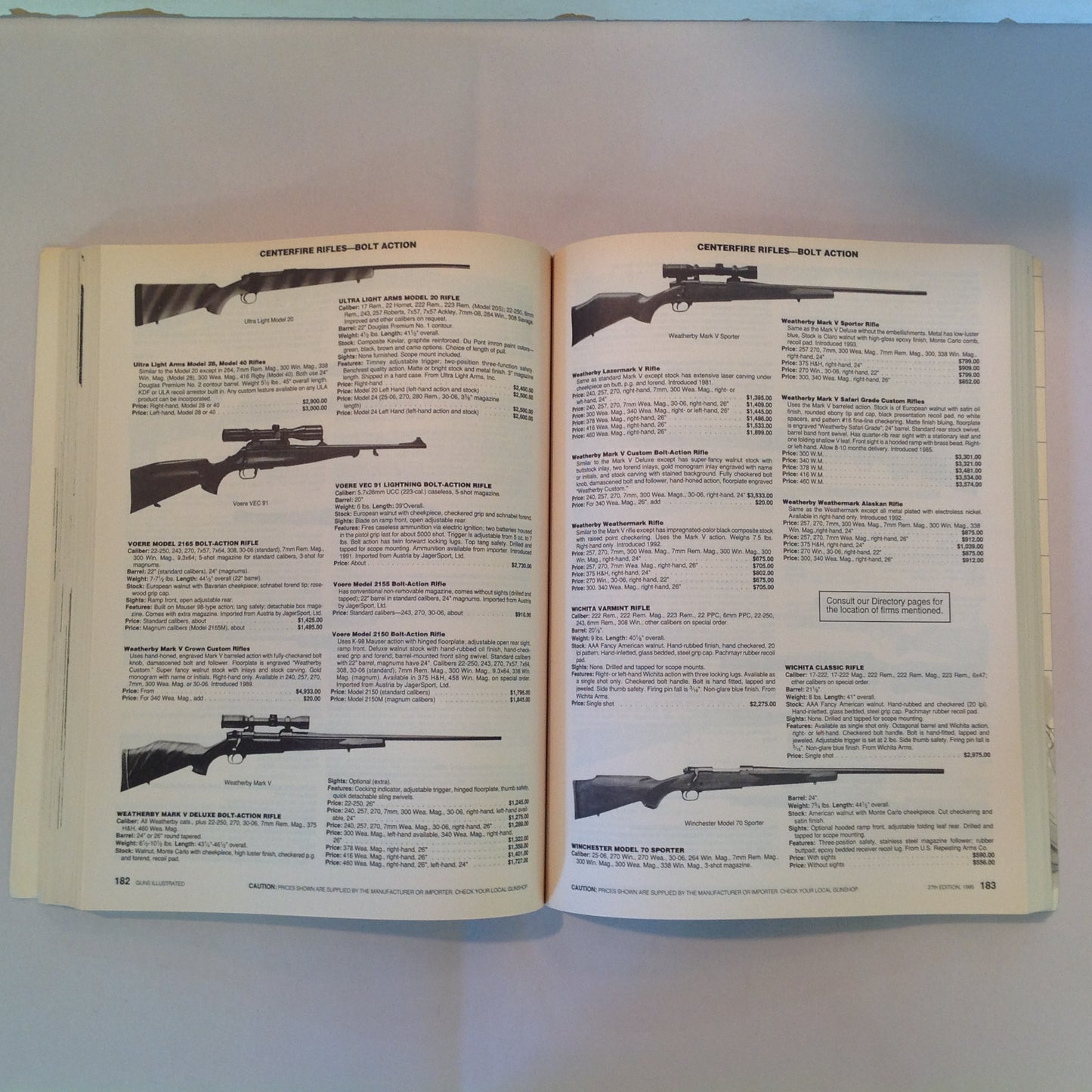 Vintage 1995 Trade Paperback GUNS ILLUSTRATED 1995 New 27th Edition