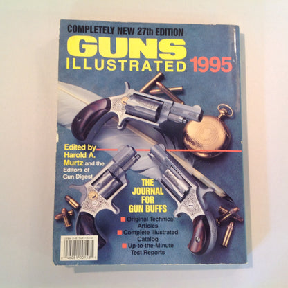 Vintage 1995 Trade Paperback GUNS ILLUSTRATED 1995 New 27th Edition