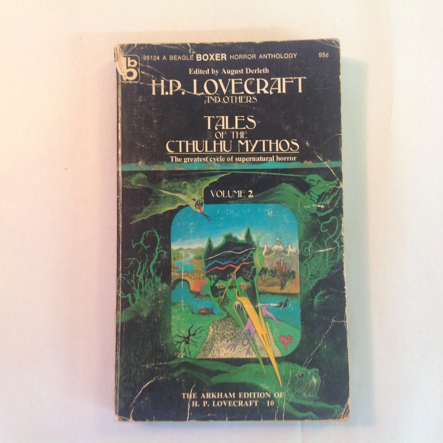 Vintage 1971 Mass Market Paperback Tales of the Cthulhu Mythos H.P. Lovecraft and Others