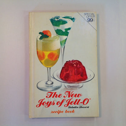 Vintage 1974 Hardcover The New Joys of Jell-O Gelatin Dessert Recipe Book