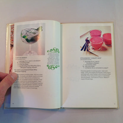 Vintage 1974 Hardcover The New Joys of Jell-O Gelatin Dessert Recipe Book