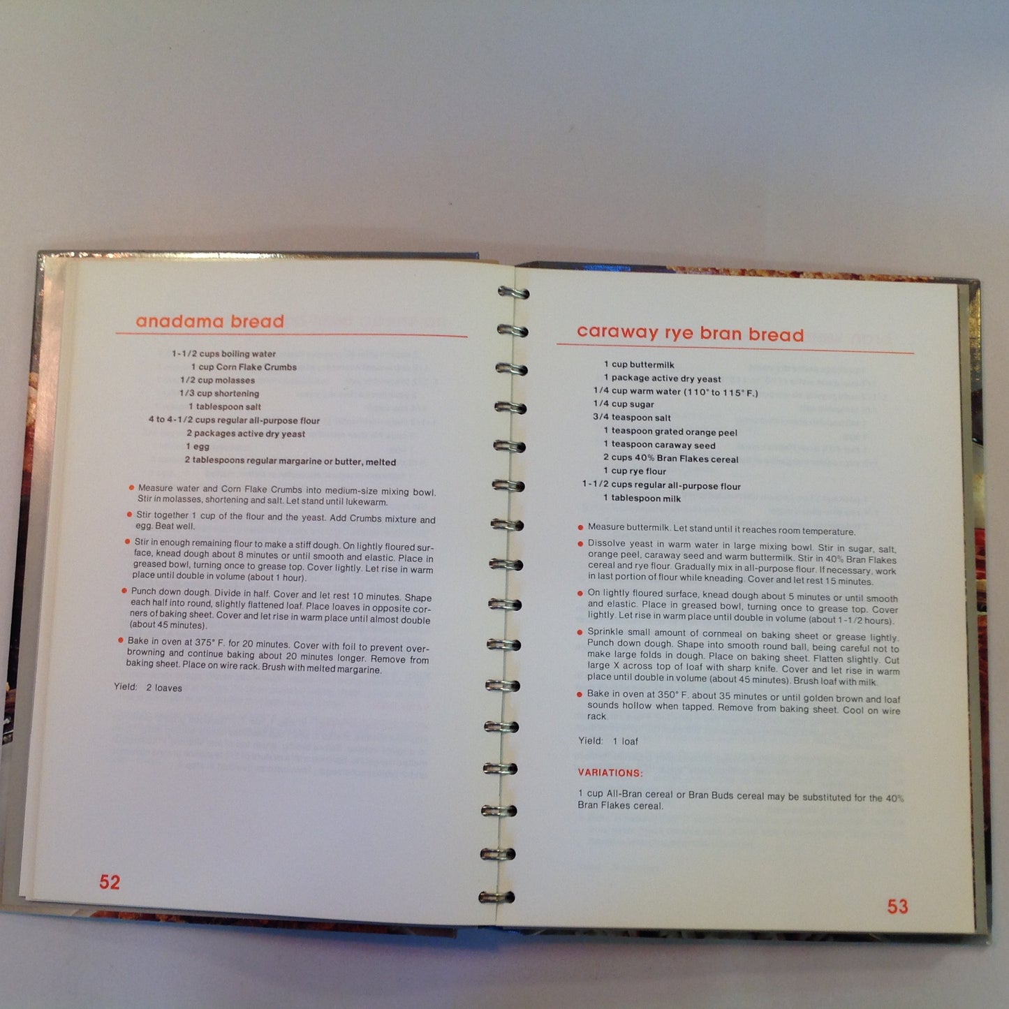 Vintage 1978 Hardcover The Kellogg's Cookbook: Goes Beyond the Cereal Bowl First Edition